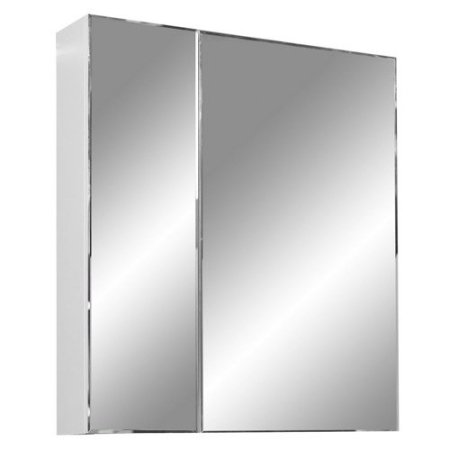 Шкаф-зеркало Stella Polar Парма 60см белый глянец