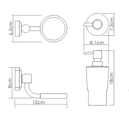 Дозатор для жидкого мыла WasserKRAFT K-28199 (керамика)